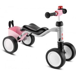 Puky - Wutsch Bundle - Løbecykel fra 1,5 år/80 cm - Grå/pink