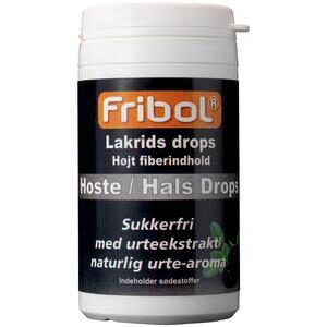 Fribol hoste/hals drops m. lakrids - 60 g.