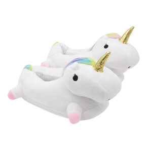 Unicorn slippers, onesize