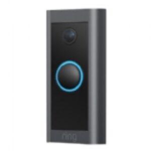 Ring Video Doorbell Wired - Dørringeklokke - trådløs - 802.11b/g/n - 2.4 Ghz - sort