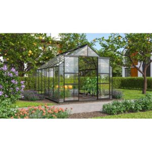 Vitavia Mars 9900 Sort Drivhus 3mm Delt Glas