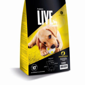 3 kg. ProBiotic LIVE Puppy - hvalpefoder med kylling