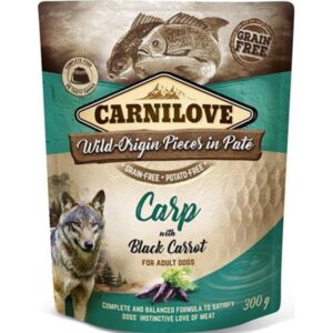 Carnilove Pouch Pate Carp with Black Carrot 300 g