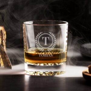 Personligt Spiegelau Whiskyglas med Gravering - Bogstav & Navn