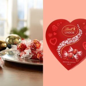 Lindt Lindor hjerteformet chokoladeæske