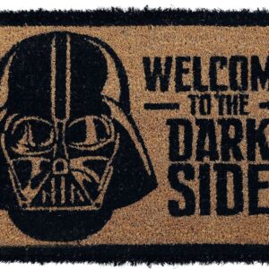 Star Wars Dørmåtte - Welcome To The Dark Side - Unisex - brun-sort