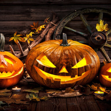 Skabeloner til Halloween græskar
